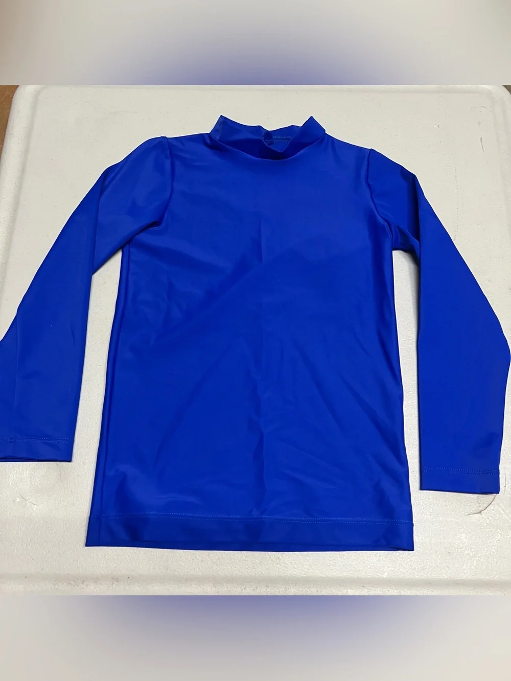 NEW Mikoh Mini Girl’s long sleeve rash guard swim shirt in Blue Size Medium